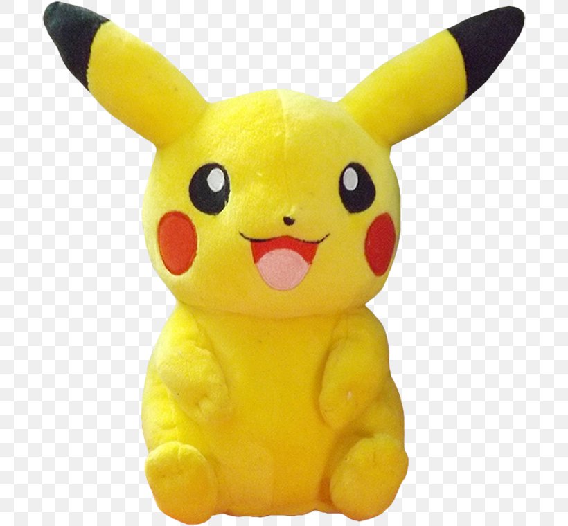 Pikachu Stuffed Animals & Cuddly Toys Pokémon Plush, PNG, 700x760px, Watercolor, Cartoon, Flower, Frame, Heart Download Free