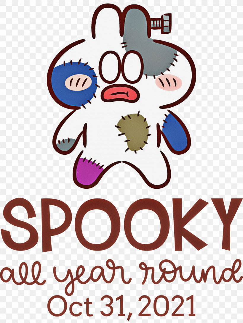 Spooky Halloween, PNG, 2251x3000px, Spooky, Behavior, Biology, Cartoon, Geometry Download Free