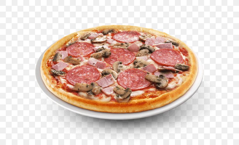 California-style Pizza Sicilian Pizza Salami Ham, PNG, 700x500px, Californiastyle Pizza, American Food, Bacon, Bell Pepper, California Style Pizza Download Free