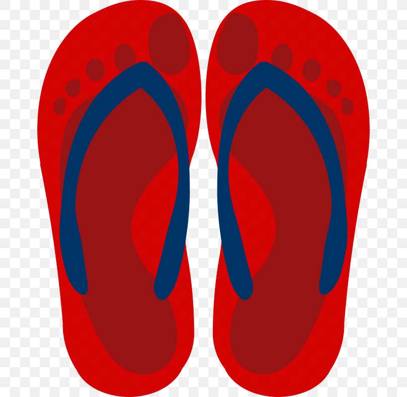 Flip-flops Red Shoe Clip Art, PNG, 670x800px, Flipflops, Blue, Coral, Electric Blue, Flip Flops Download Free