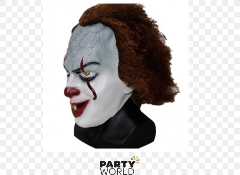 It Stephen King Mask Clown Costume, PNG, 600x600px, Stephen King, Clown, Costume, Costume Party, Disguise Download Free