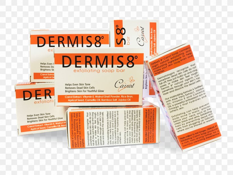 Dermis8 Exfoliating Brightening Soap 210ml (125gr) Product, PNG, 1200x900px, Orange Download Free