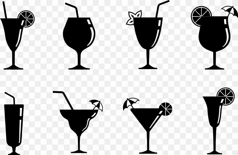 Cocktail Juice Non-alcoholic Mixed Drink Wine Glass, PNG, 4972x3251px, Cocktail, Alcoholic Drink, Black And White, Cocktail Glass, Drink Download Free