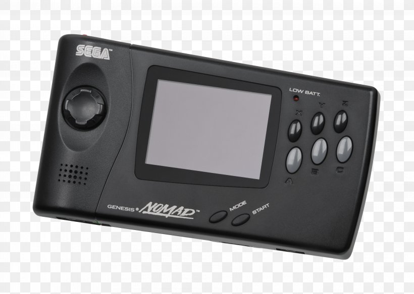 Genesis Nomad Sega Saturn PlayStation Mega Drive, PNG, 3820x2720px, Genesis Nomad, Display Device, Electronic Device, Electronics, Electronics Accessory Download Free