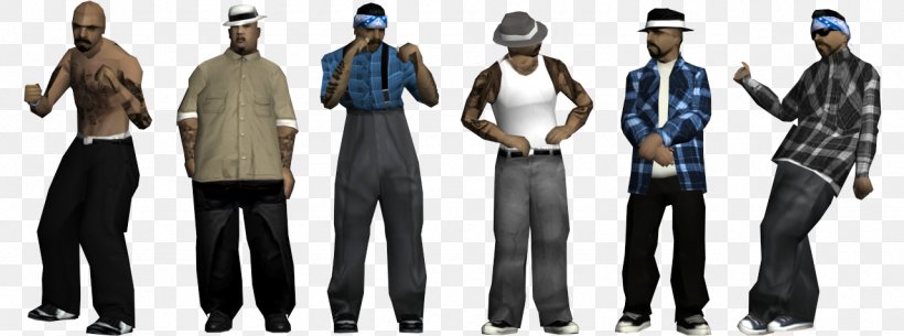 Grand Theft Auto: San Andreas San Andreas Multiplayer Grand Theft Auto V Sureños, PNG, 1280x477px, Grand Theft Auto San Andreas, Computer Servers, Costume, Costume Design, Crips Download Free