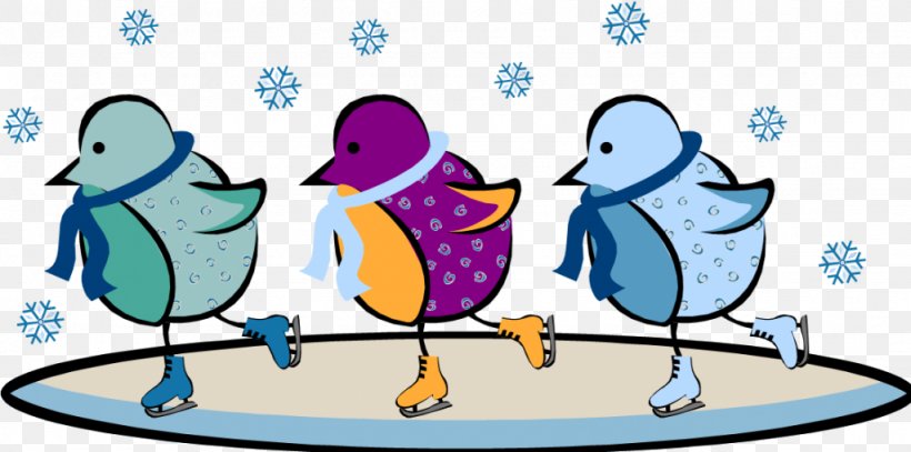 Ice Skating Clip Art, PNG, 1024x509px, Ice Skating, Art, Artwork, Beak, Bird Download Free