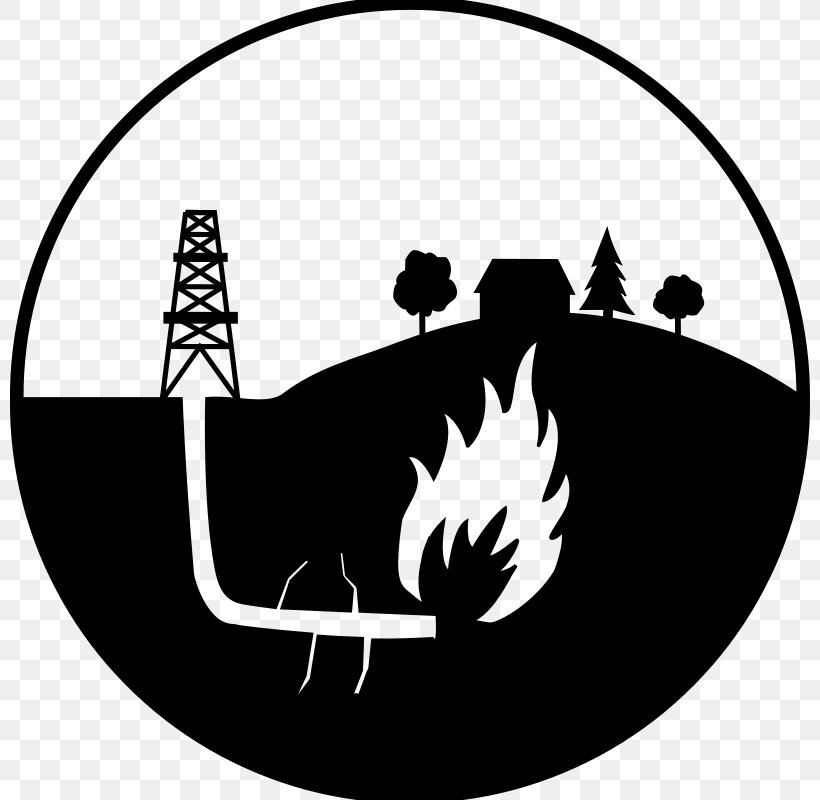 Hydraulic Fracturing Shale Gas Anti-fracking Movement Clip Art, PNG, 800x800px, Hydraulic Fracturing, Antifracking Movement, Black, Black And White, Brand Download Free