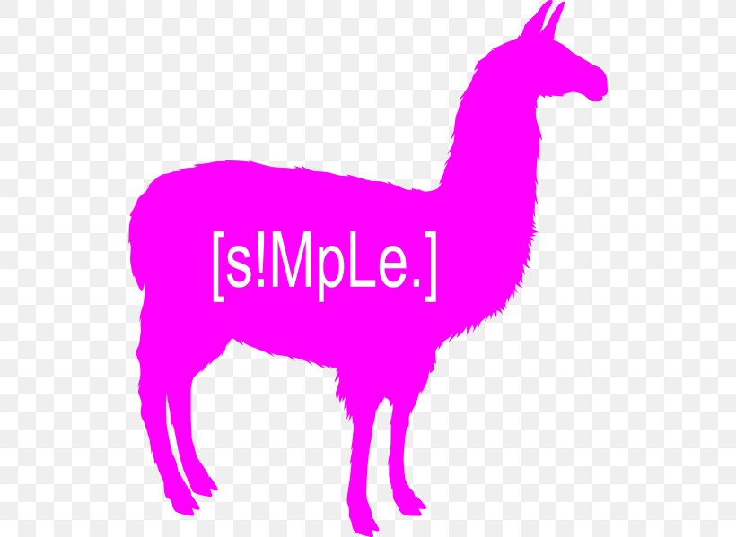 Llama Alpaca Silhouette Clip Art, PNG, 534x599px, Llama, Alpaca, Animal Figure, Art, Camel Like Mammal Download Free