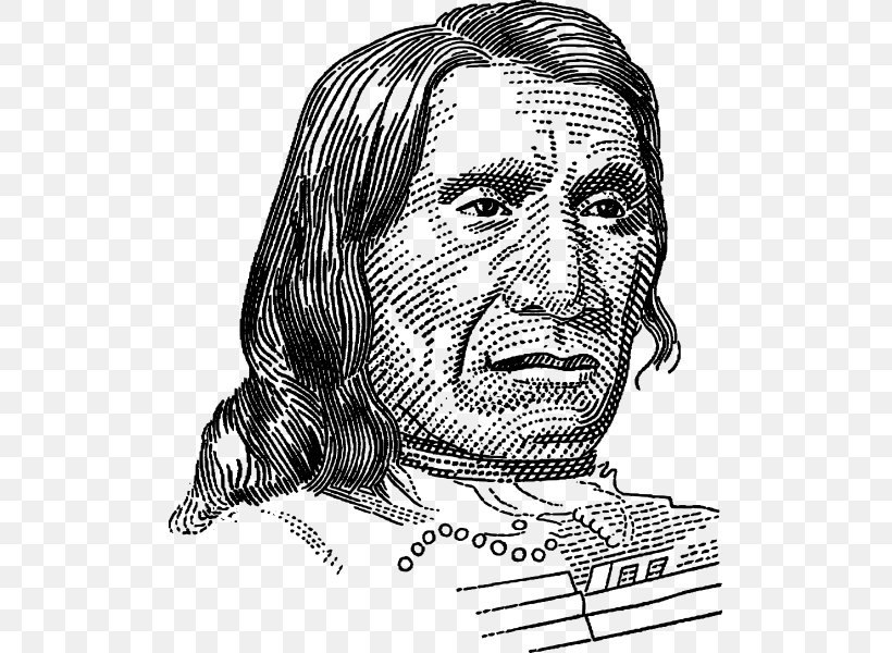Red Cloud Native Americans In The United States Postage Stamps Oglala Lakota, PNG, 509x600px, Red Cloud, Art, Black And White, Cartoon, Drawing Download Free