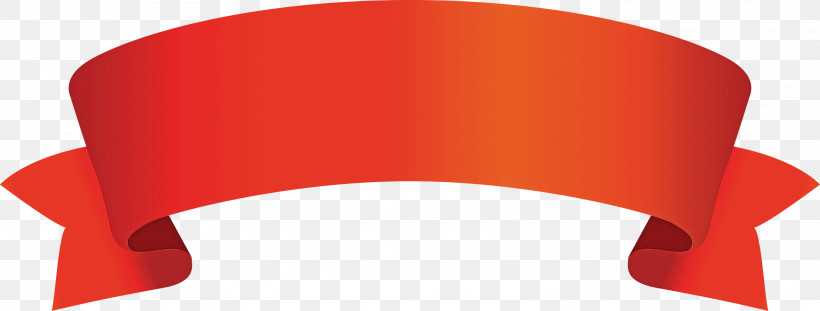 Arch Ribbon, PNG, 2999x1141px, Arch Ribbon, Orange, Red Download Free