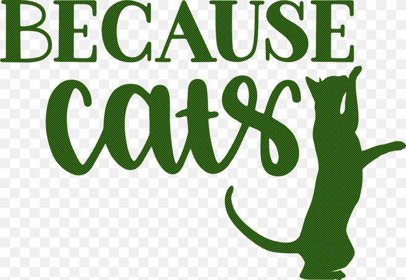 Because Cats, PNG, 3000x2073px, Logo, Happiness, Line, Symbol, Text Download Free