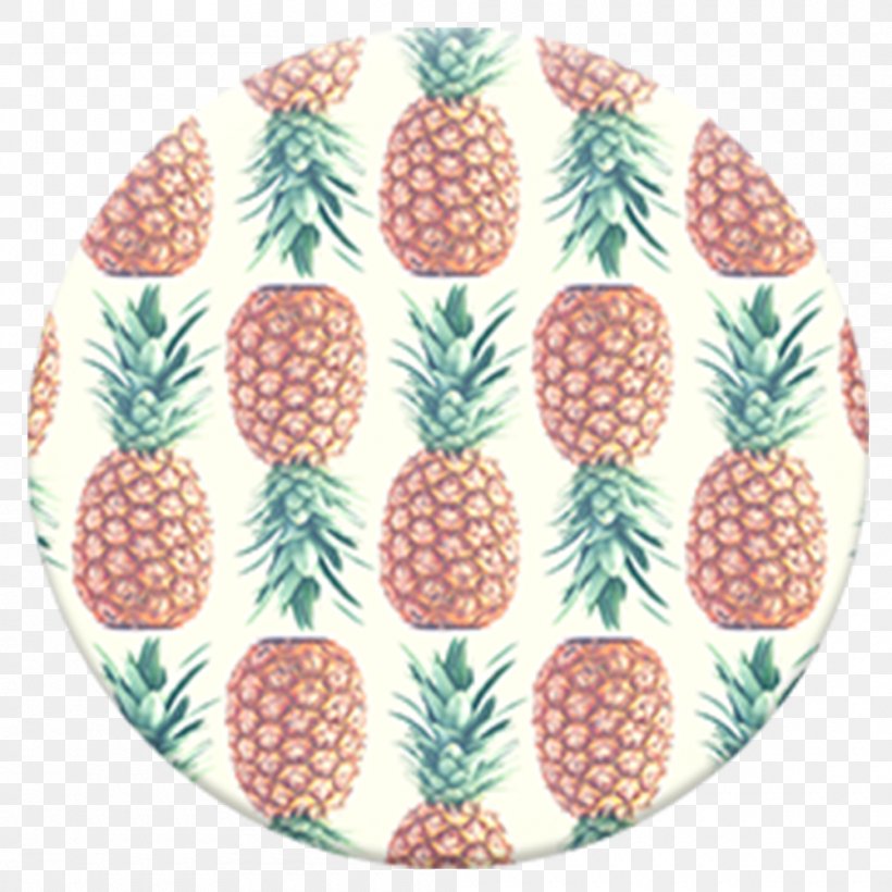 PopSockets Grip Pineapple Handheld Devices IPhone 6, PNG, 1000x1000px, Popsockets Grip, Ananas, Bromeliaceae, Fruit, Handheld Devices Download Free