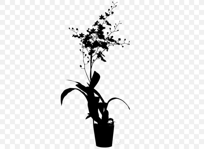 Twig Plant Stem Clip Art Flower Leaf, PNG, 600x600px, Twig, Blackandwhite, Botany, Branch, Dendrobium Download Free