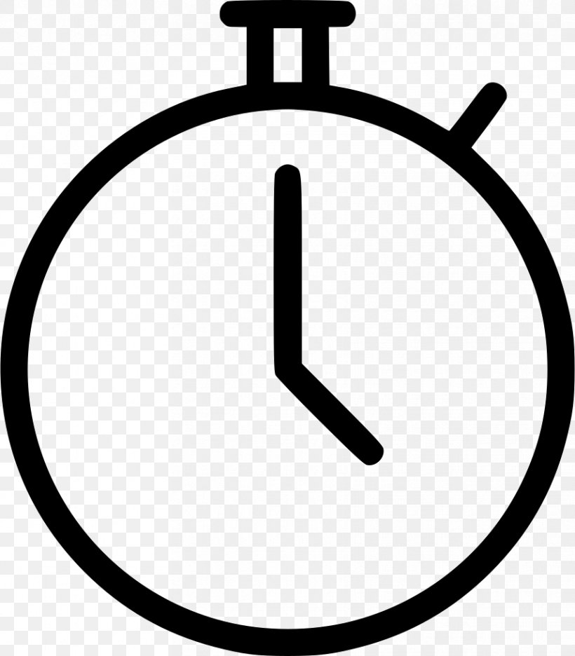 Stopwatch Clock, PNG, 858x980px, Stopwatch, Area, Black And White, Clock, Computer Font Download Free