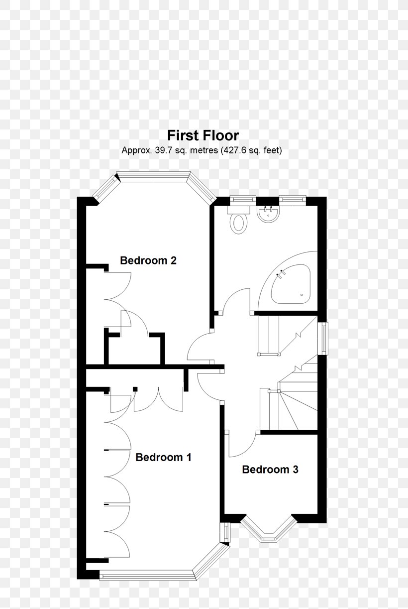 Brooklands Road Paper Terraced House Floor Plan, PNG, 520x1223px, Paper, Area, Bedroom, Black, Black And White Download Free