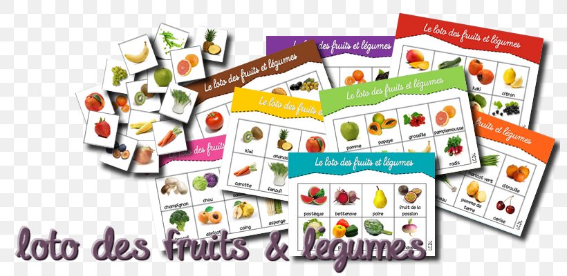 France French Loto Fruits Et Légumes Food Game, PNG, 800x400px, Watercolor, Cartoon, Flower, Frame, Heart Download Free