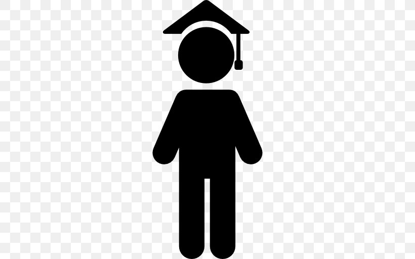 Vector Students, PNG, 512x512px, Graduation Ceremony, Black, Black And White, Document File Format, Human Behavior Download Free