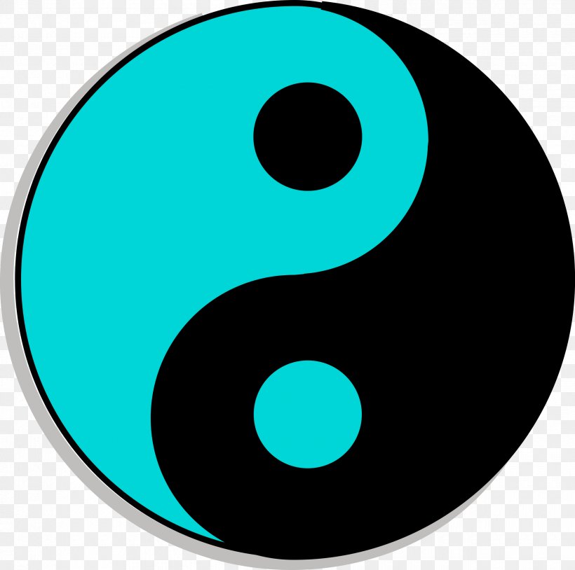 Yin And Yang Chinese Dragon Clip Art, PNG, 2400x2384px, Yin And Yang, Aqua, Chinese Dragon, Green, Public Domain Download Free