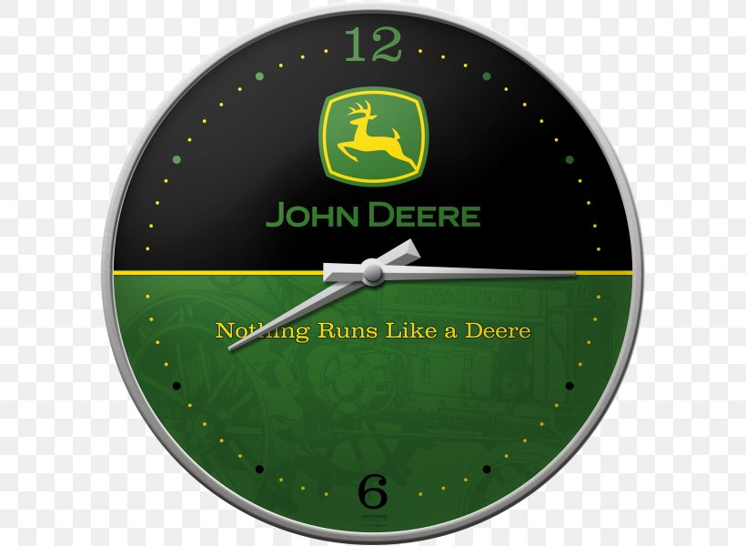 John Deere Tractor Case IH Heavy Machinery Logo, PNG, 600x600px, John Deere, Agriculture, Case Corporation, Case Ih, Clock Download Free