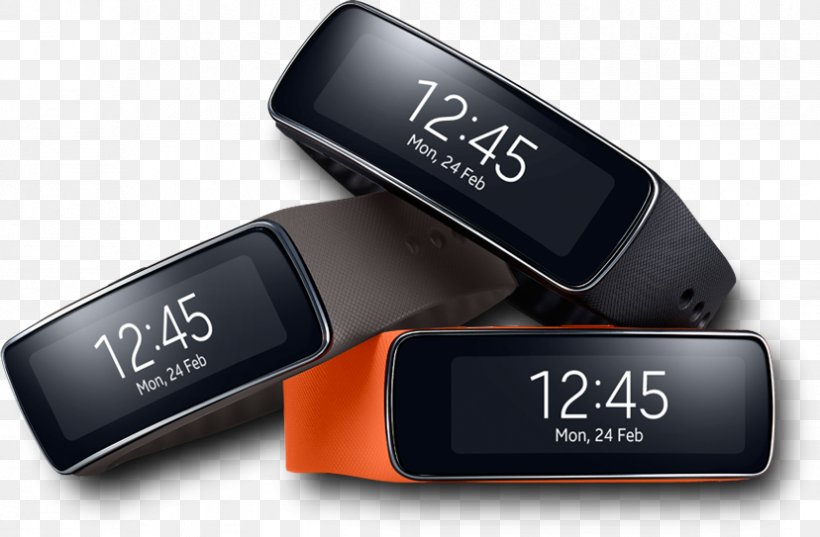 Samsung Gear Fit Samsung Galaxy Gear Samsung Gear 2 Mobile World Congress, PNG, 828x543px, Samsung Gear Fit, Activity Tracker, Android, Brand, Hardware Download Free