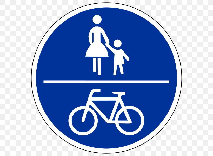 Bicycle Pedestrian Traffic Sign Cycling, PNG, 600x600px, Bicycle, Bicycle Safety, Car, Cycling, Driving Download Free