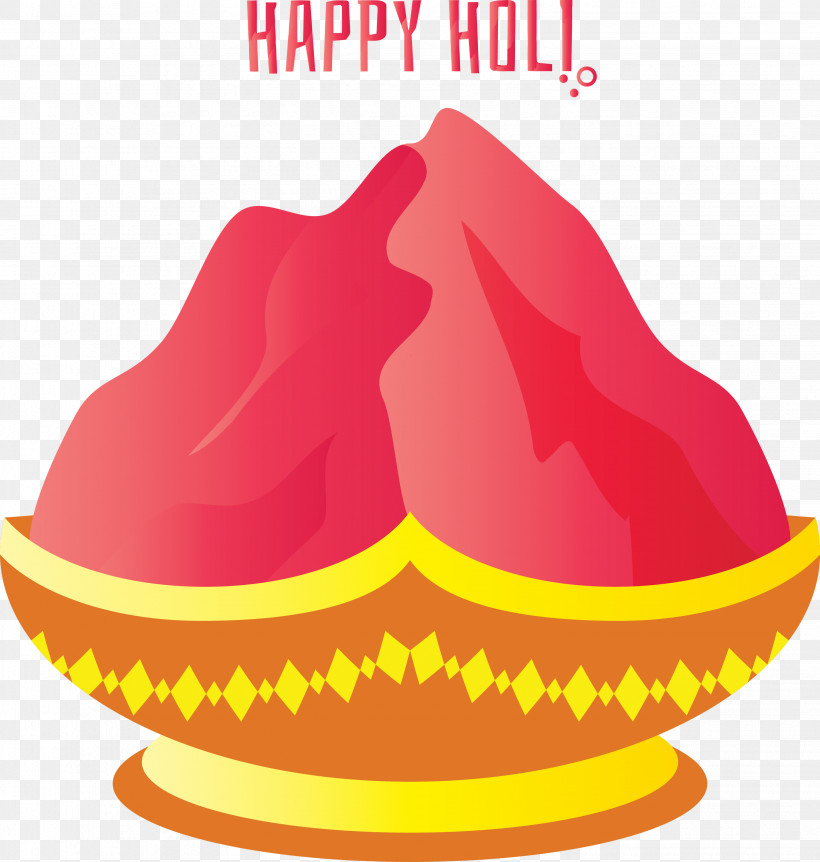 Happy Holi, PNG, 2852x3000px, Happy Holi, Baking Cup, Costume Hat, Headgear, Lip Download Free