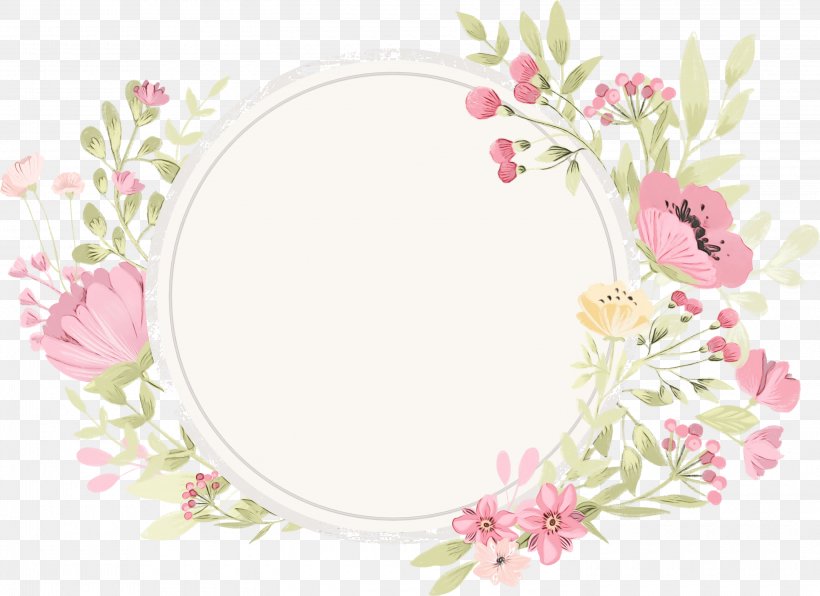 Pink Clip Art Flower Plant, PNG, 3000x2181px, Watercolor, Flower, Paint, Pink, Plant Download Free