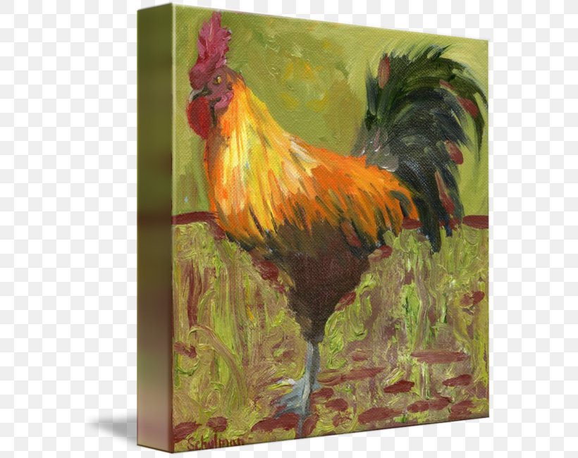 Chicken Painting Rooster Oil Paint Art, PNG, 583x650px, Chicken, Abstract Art, Art, Art Museum, Artist Download Free