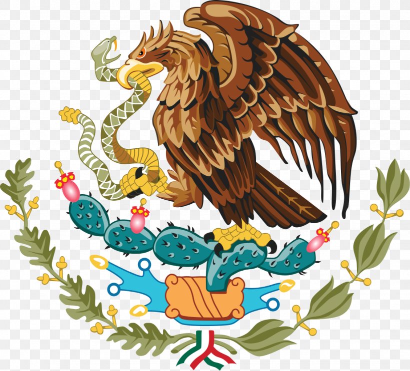 Flag Of Mexico Tenochtitlan Coat Of Arms Of Mexico, PNG, 1129x1024px, Mexico, Art, Aztec, Beak, Bird Download Free