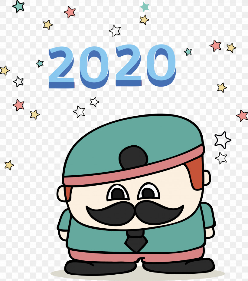 Happy New Year 2020 New Years 2020 2020, PNG, 2650x3000px, 2020, Happy New Year 2020, Cartoon, New Years 2020 Download Free
