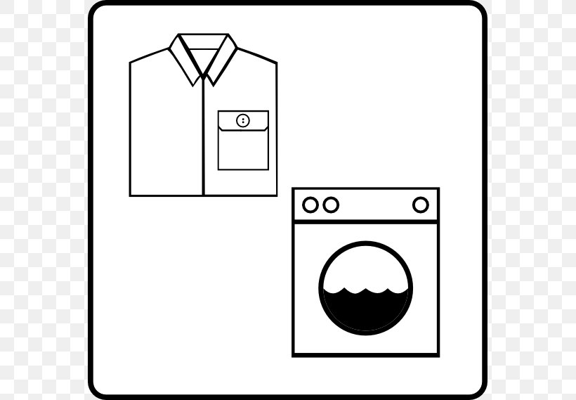 Laundry Room Washing Machines Clip Art, PNG, 569x569px, Laundry, Area, Basket, Black, Black And White Download Free