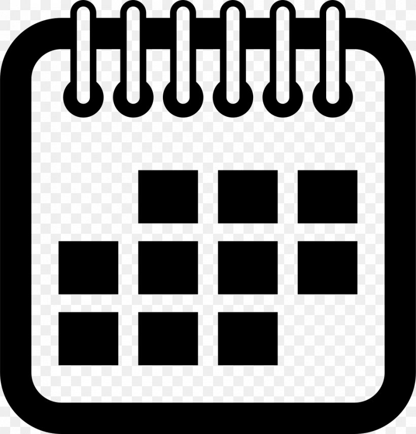 Online Calendar Clip Art Personal Organizer Calendar Date, PNG, 940x980px, Calendar, Area, Black, Black And White, Brand Download Free
