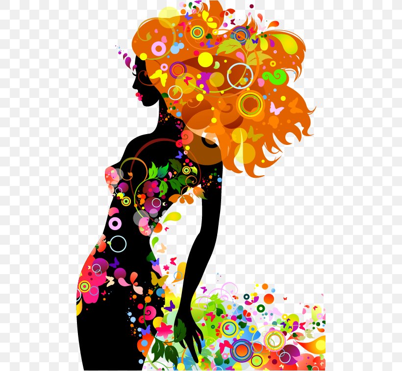 Silhouette Fashion Beauty, PNG, 509x758px, Silhouette, Art, Beauty, Drawing, Fashion Download Free
