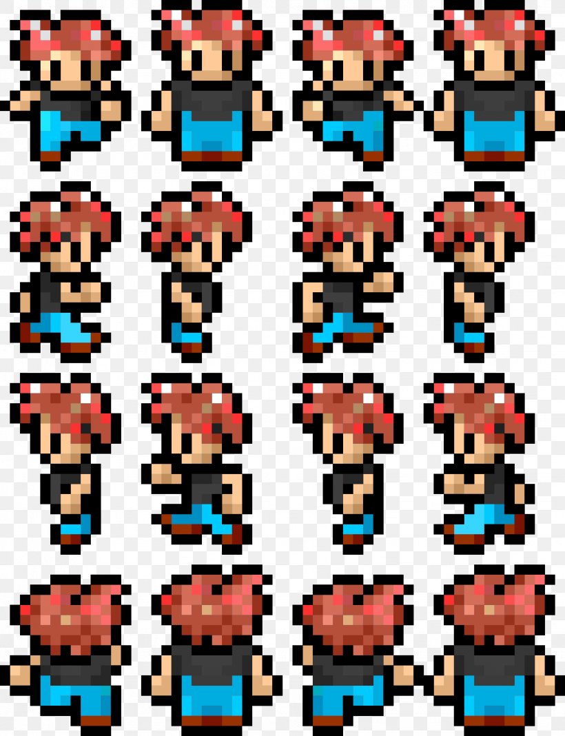 Sprite Character Retrogaming 8-bit Clip Art, PNG, 1841x2400px, Sprite,  Animation, Art, Bit, Character Download Free