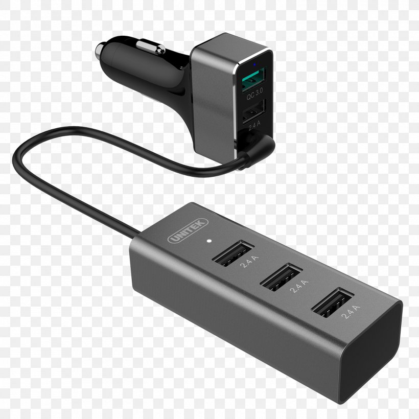 AC Adapter Battery Charger Quick Charge USB Volt, PNG, 1500x1500px, Ac Adapter, Adapter, Ampere, Battery Charger, Battery Management System Download Free