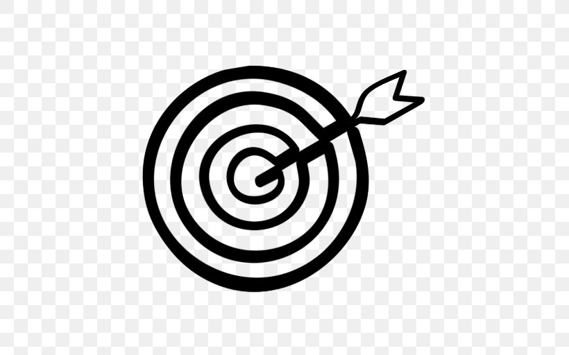 Bullseye Target Corporation Clip Art, PNG, 512x512px, Bullseye, Area, Black And White, Drawing, Monochrome Photography Download Free