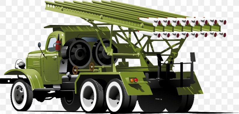 Car Military Vehicle Katyusha Rocket Launcher, PNG, 1267x607px, Car, Automotive Tire, Construction Equipment, Katyusha Rocket Launcher, Machine Download Free