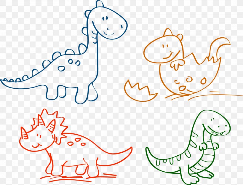 Cartoon Drawing Dinosaur Traditional Animation, PNG, 2132x1623px, Cartoon,  Animation, Area, Art, Dinosaur Download Free