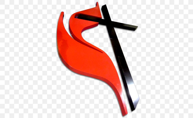 Cross And Flame United Methodist Church Methodism Clip Art, PNG, 500x500px, Cross And Flame, Cross, Logo, Methodism, Symbol Download Free