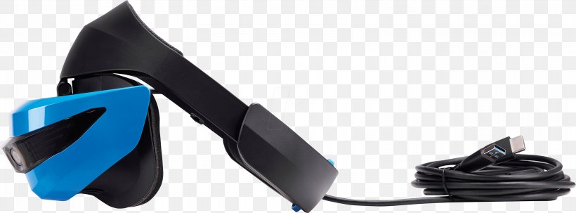 Dell Windows Mixed Reality Virtual Reality Headset, PNG, 2999x1111px, Dell, Acer, Fashion Accessory, Game Controllers, Headset Download Free