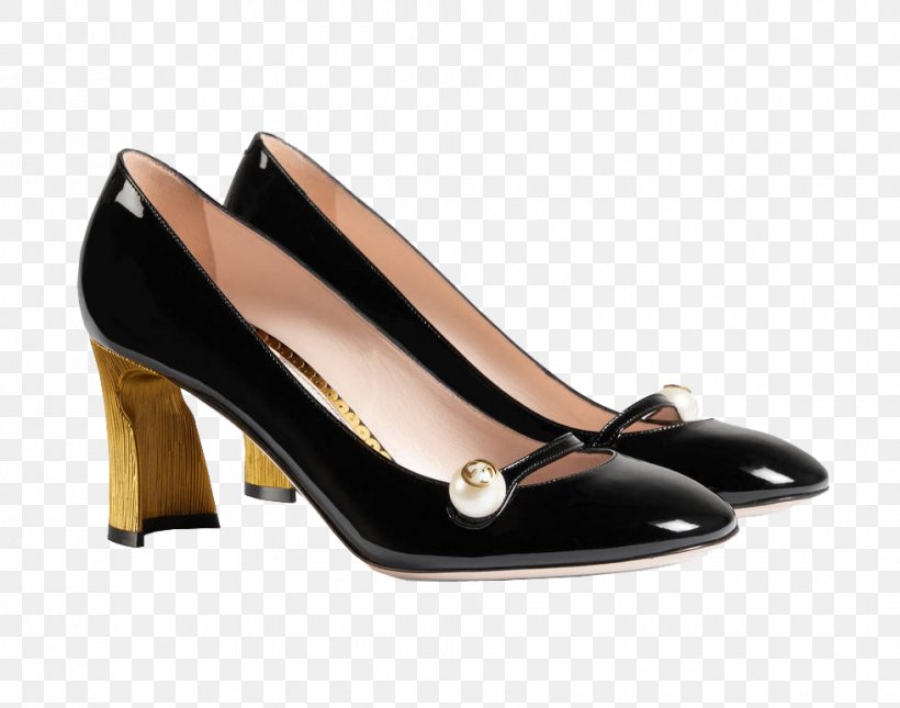 gucci patent kitten heels
