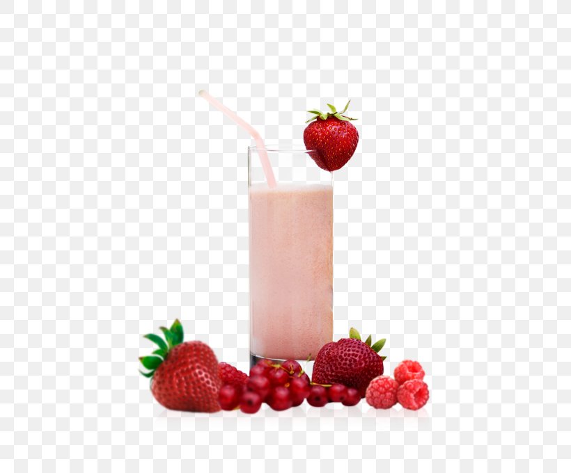 Strawberry Juice Non-alcoholic Drink Smoothie Milkshake, PNG, 680x680px, Strawberry, Batida, Berry, Cocktail, Cocktail Garnish Download Free