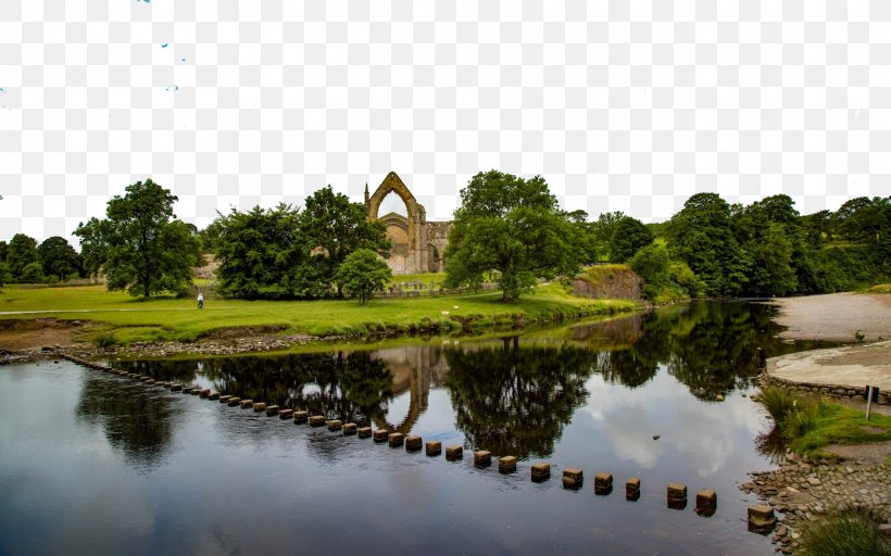 Bolton Abbey Embsay Wallpaper, PNG, 1920x1200px, Bolton Abbey, Abbey, Bank, Bayou, Bolton Download Free