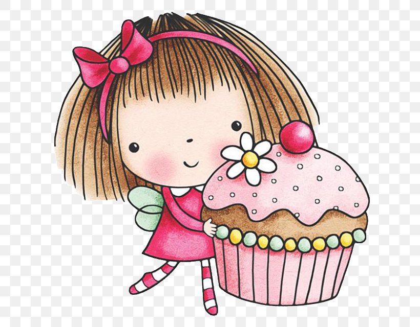 Cupcakes & Cookies Cupcake Girl Frosting & Icing, PNG, 640x640px, Cupcake, Bake Sale, Baked Goods, Baking, Baking Cup Download Free