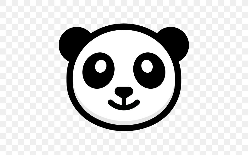 Giant Panda Panda’s Kitchen Hello Panda Restaurant Social Media, PNG, 512x512px, Giant Panda, Adobe Spark, Bear, Black And White, Facial Expression Download Free