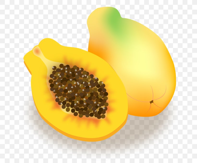 Papaya Tropical Fruit Food Mangifera Indica, PNG, 725x679px, Papaya ...