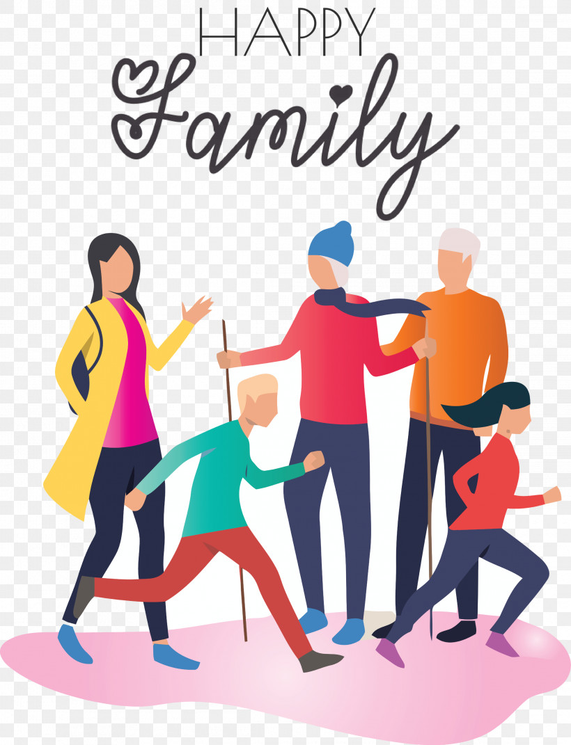 Family Day Happy Family, PNG, 2295x3000px, Family Day, Cartoon, Happy Family Download Free