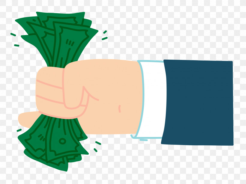 Hand Holding Cash Hand Cash, PNG, 2500x1873px, Hand, Behavior, Cartoon, Cash, Green Download Free