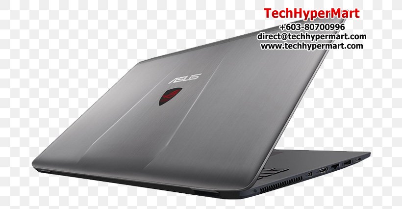 Laptop ASUS ROG GL752VW-T4130T Gaming Notebook 17.3 Zoll Full HD I7-6700HQ 8GB 256GB SSD + 1TB HDD GTX 960M Product Design, PNG, 700x426px, Laptop, Asus, Electronic Device, Republic Of Gamers, Technology Download Free