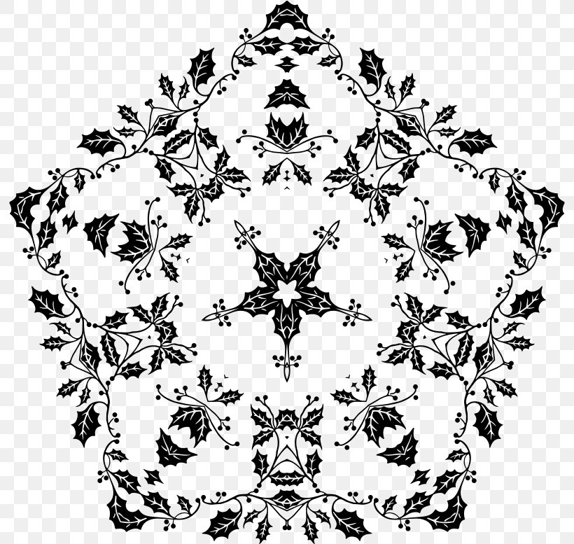 Black And White Clip Art, PNG, 794x777px, Black And White, Area, Black, Flora, Flower Download Free